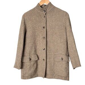 Loro Piana 100% Cashmere Blazer Jacket Beige IT 44 US 8